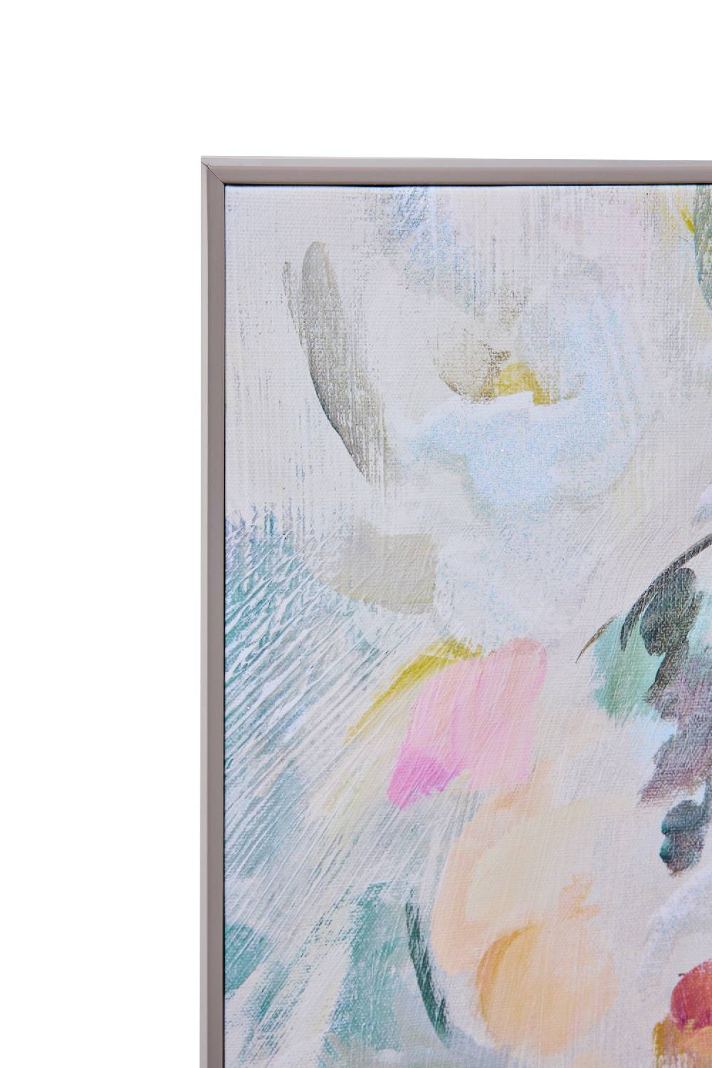 Novità Home Gallery - Tela Dipinta Fiori Astratti