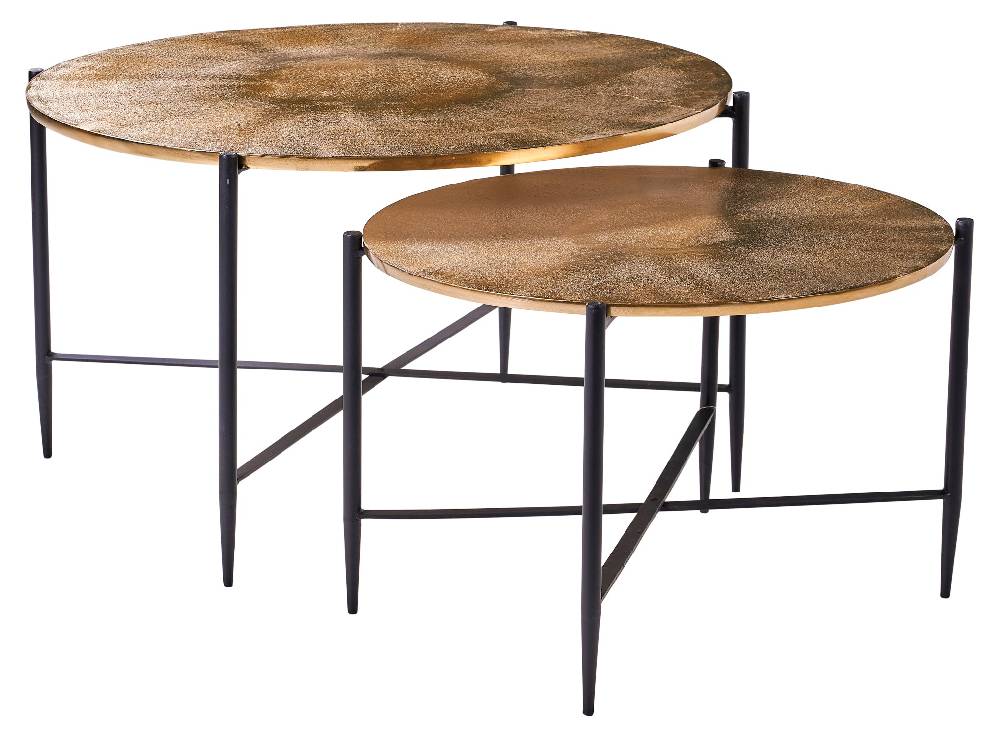 Novità Home Golden - Tavolini Set 1/2