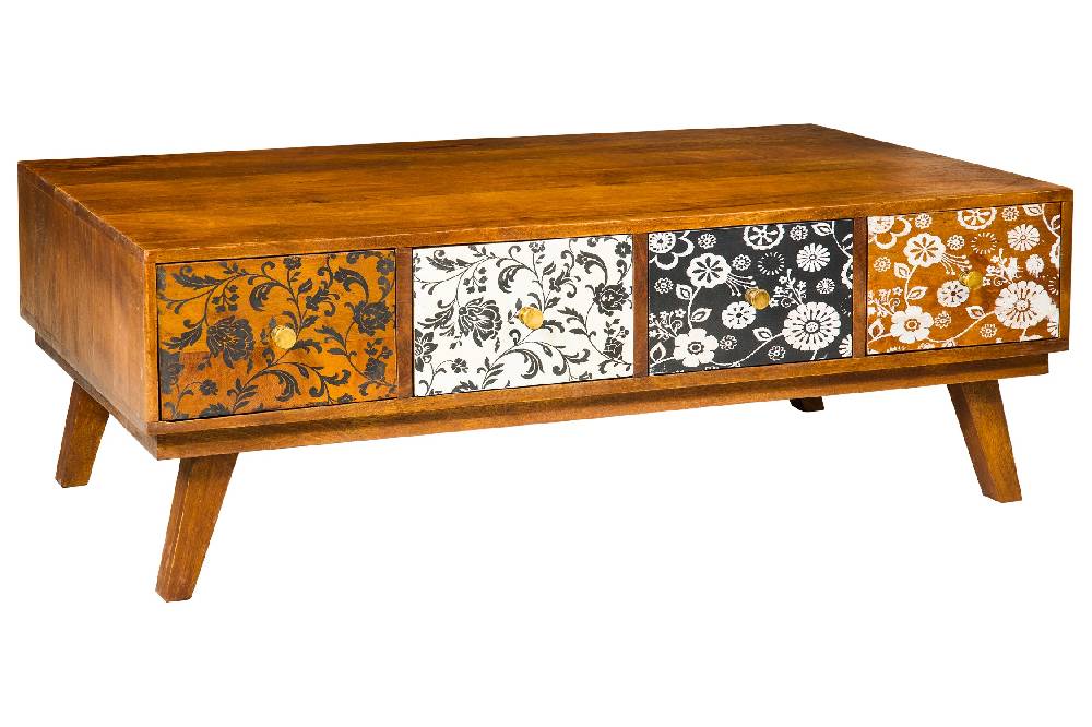 Novità Home Honfleur -Tavolo Basso 6 Cassetti