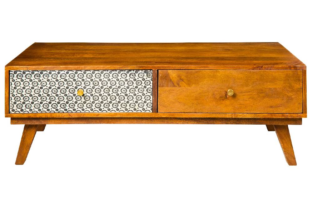 Novità Home Honfleur -Tavolo Basso 6 Cassetti