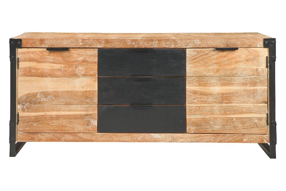 Novità Home Iron - credenza 3 cassetti