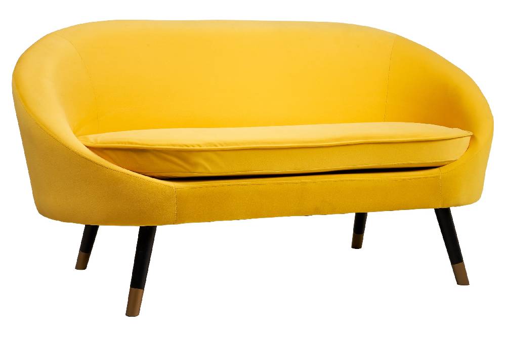 Novità Home Isadora - divano due posti giallo