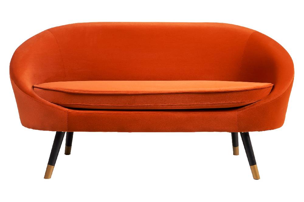 Novità Home Isadora - Divano Due Posti Rosso Chili