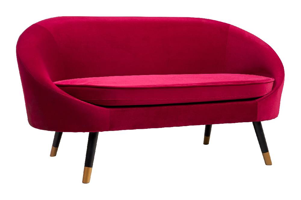 Novità Home Isadora - divano due posti rosso