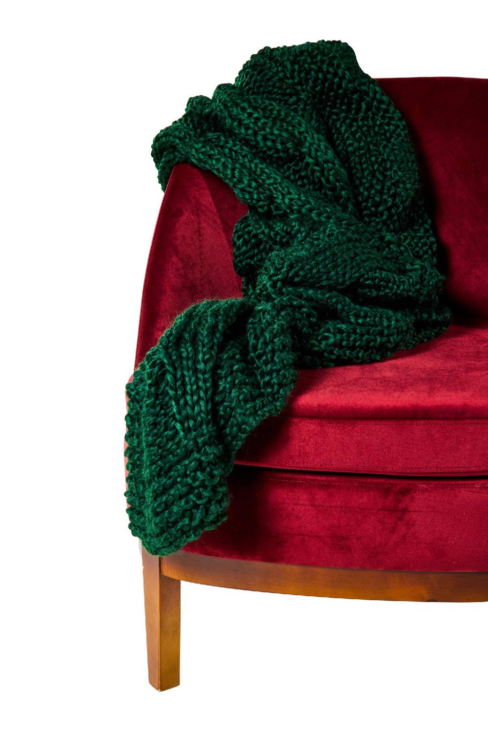 Novità Home Knitting - Blanket Braid Verde