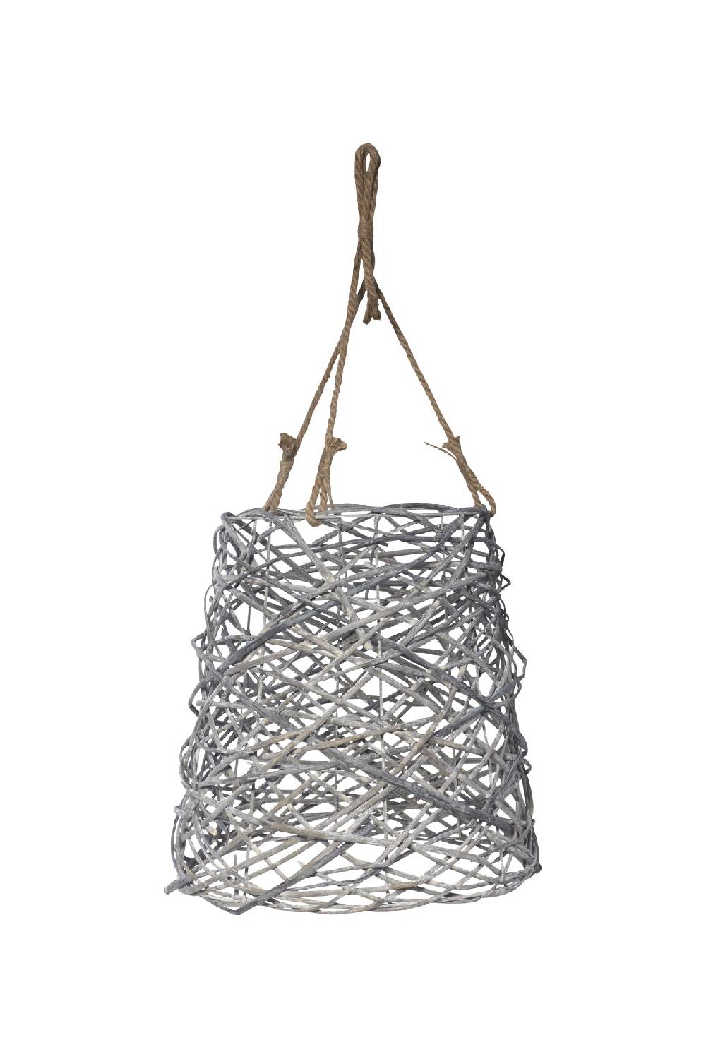 Novità Home Lampadario cono rattan naturale