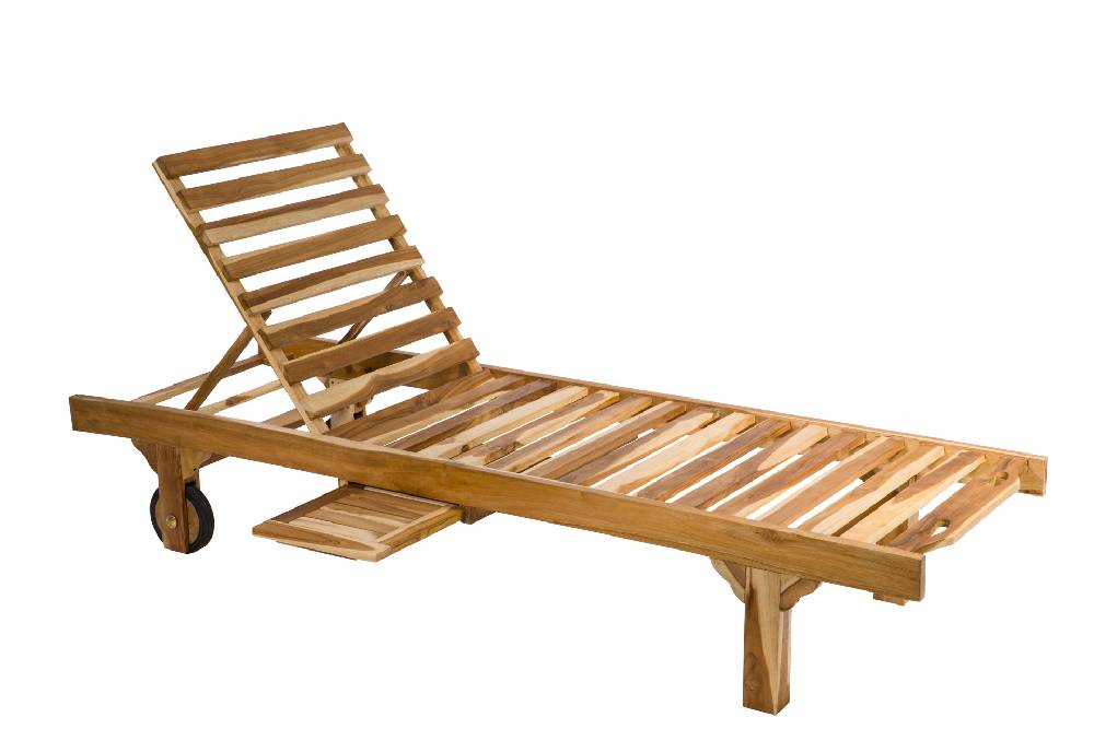 Novità Home Lettino prendisole in legno