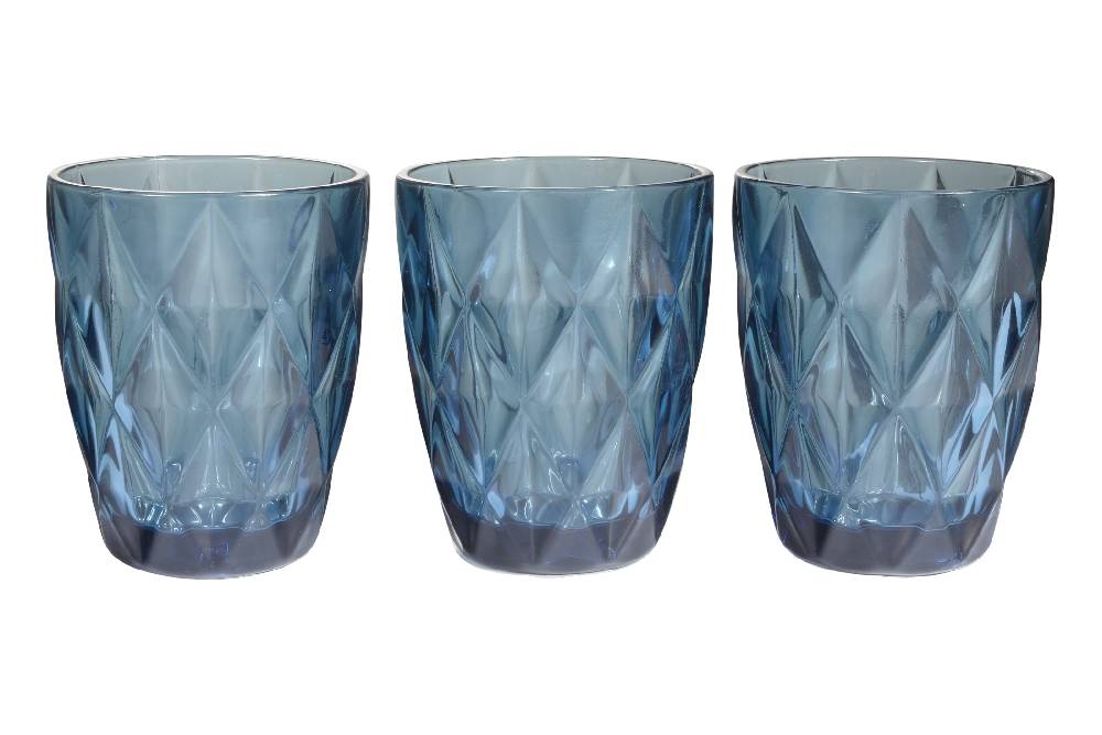 Novità Home Louis - Bicchiere Acqua In Vetro Blue