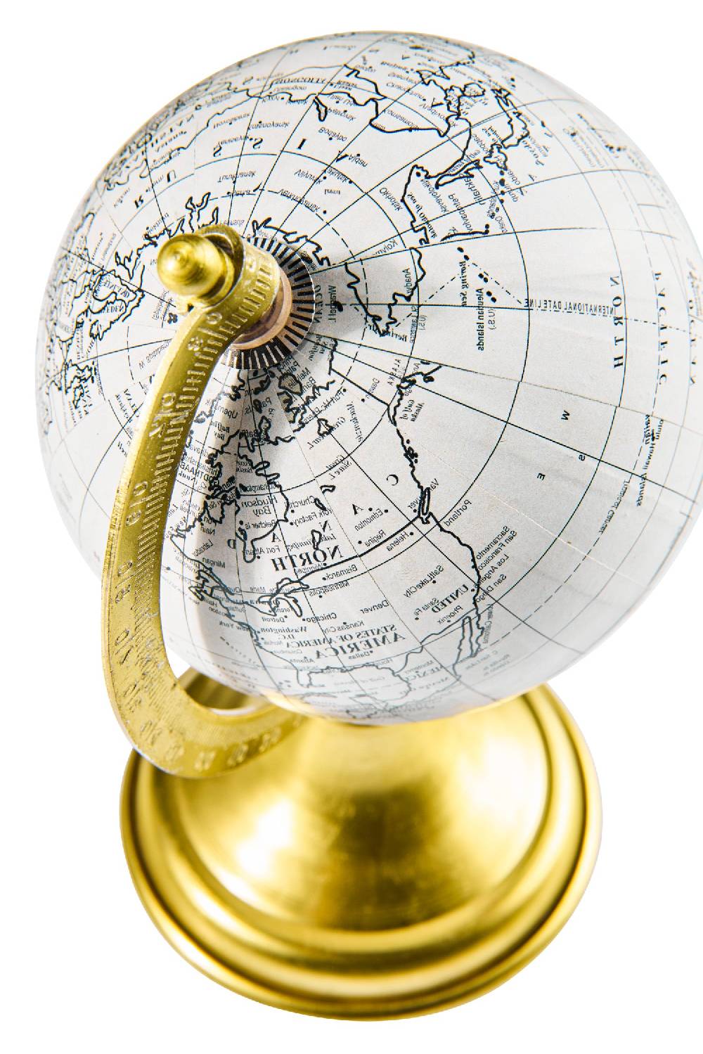 Novità Home Mappamondo - Globo Bianco E Nero