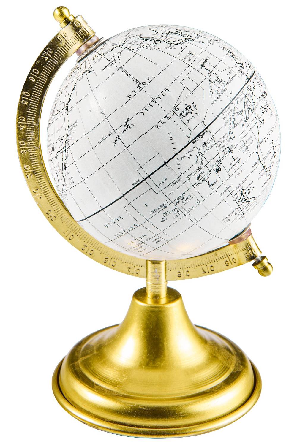 Novità Home Mappamondo - Globo Bianco E Nero