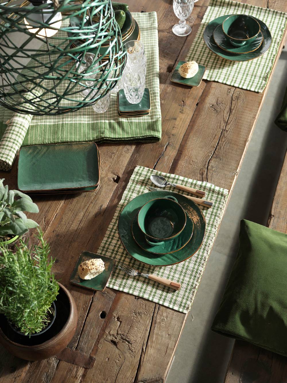 Novità Home Mediterraneo - Piatto Dessert Verde