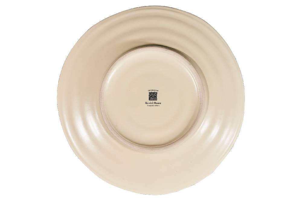 Novità Home Mediterraneo - Piatto Fondo In Gres Blu