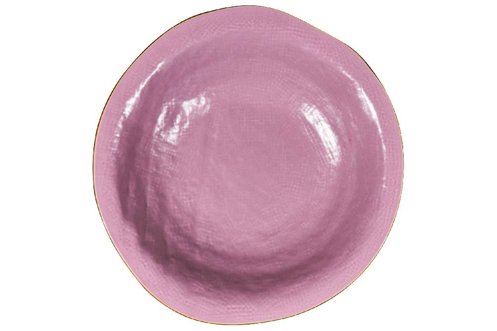 Novità Home Mediterraneo - Piatto Fondo Rosa