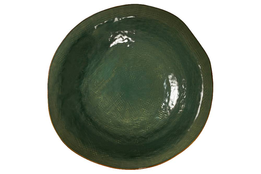 Novità Home Mediterraneo - piatto fondo verde