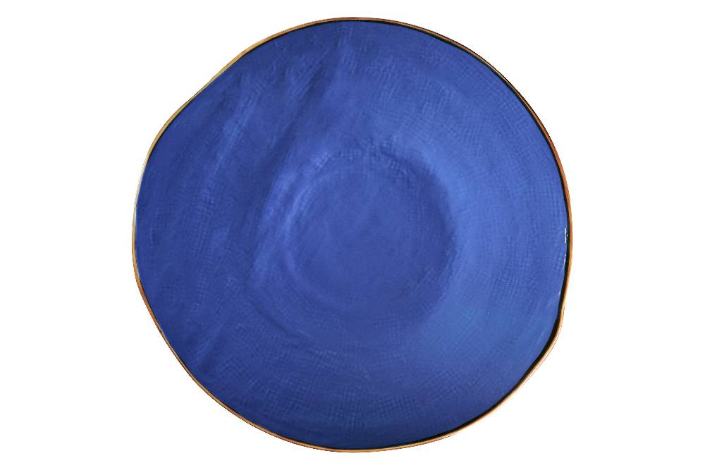 Novità Home Mediterraneo - Piatto Piano in Gres Blu