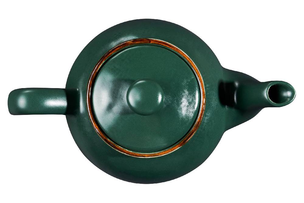 Novità Home Mediterraneo - Teiera In Gres Verde