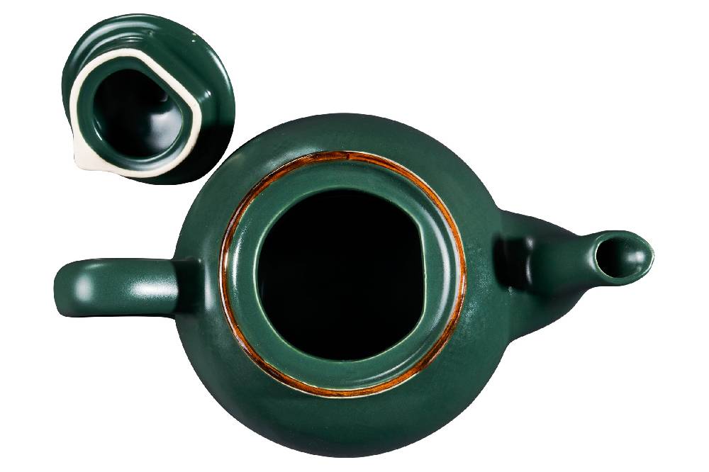 Novità Home Mediterraneo - Teiera In Gres Verde