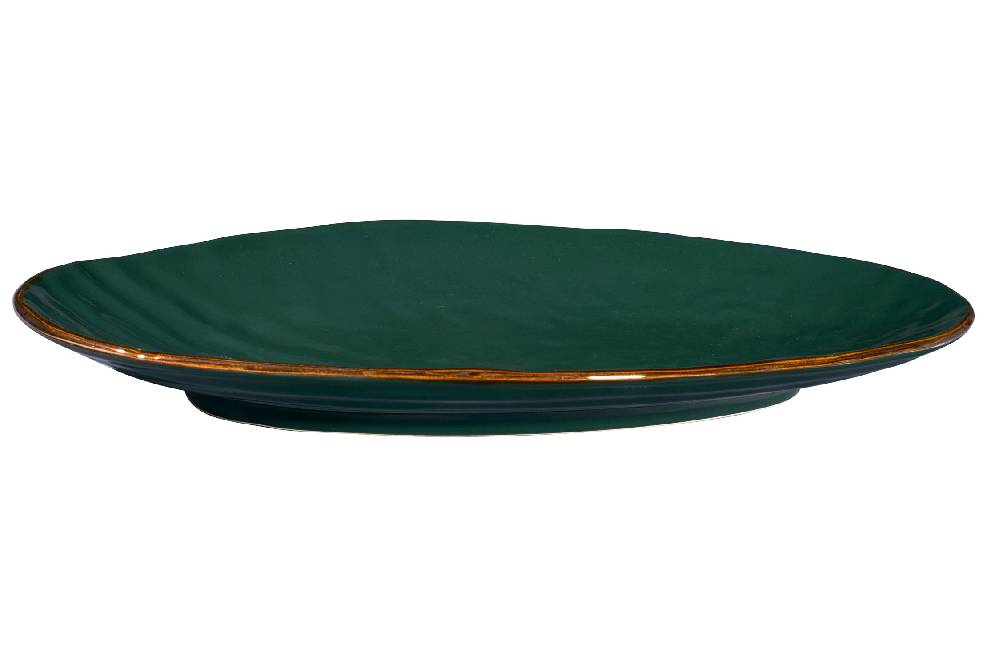 Novità Home Mediterraneo - Vassoio Ovale Verde