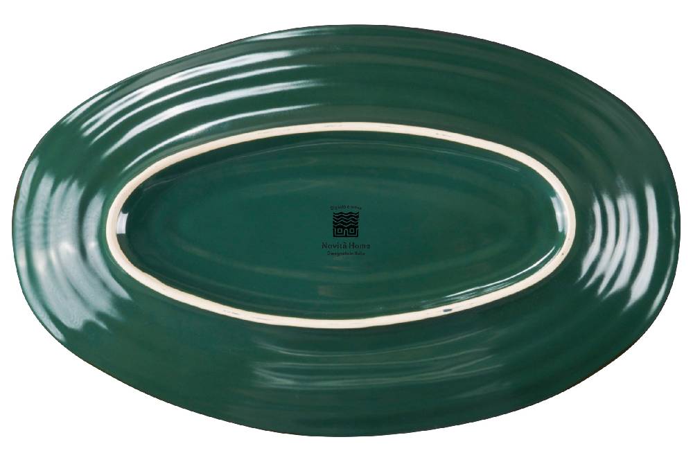 Novità Home Mediterraneo - Vassoio Ovale Verde