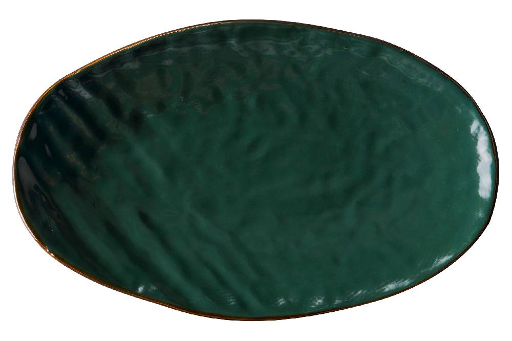 Novità Home Mediterraneo - Vassoio Ovale Verde