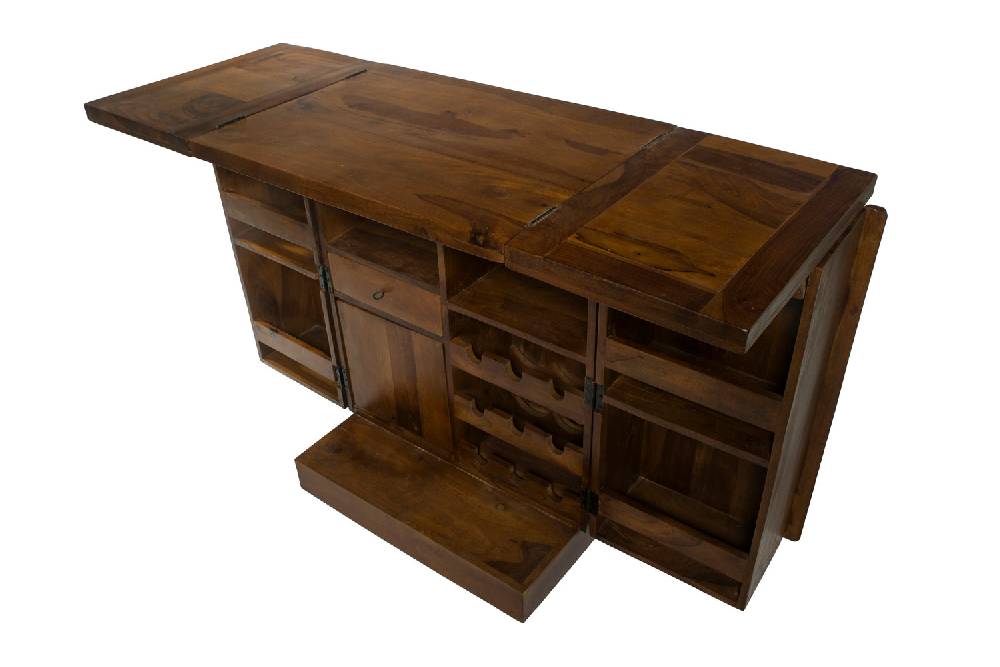 Novità Home Mobile Bar Apribile In Legno