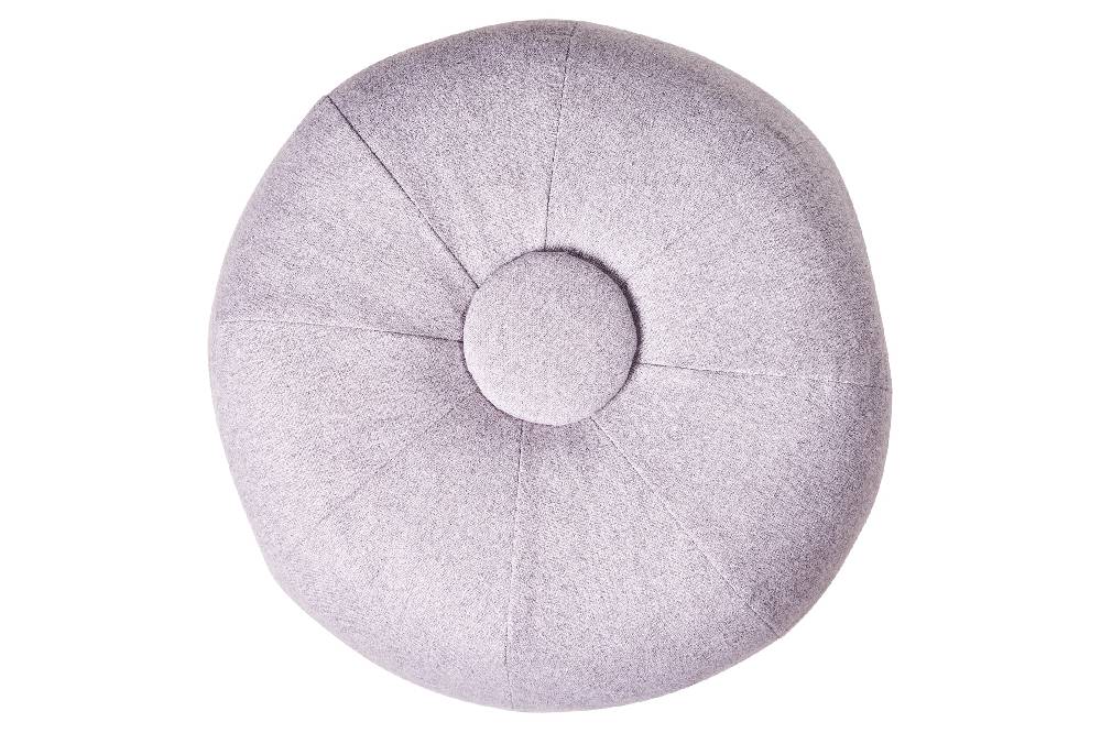 Novità Home Oberon - Pouf Bicolore Grey