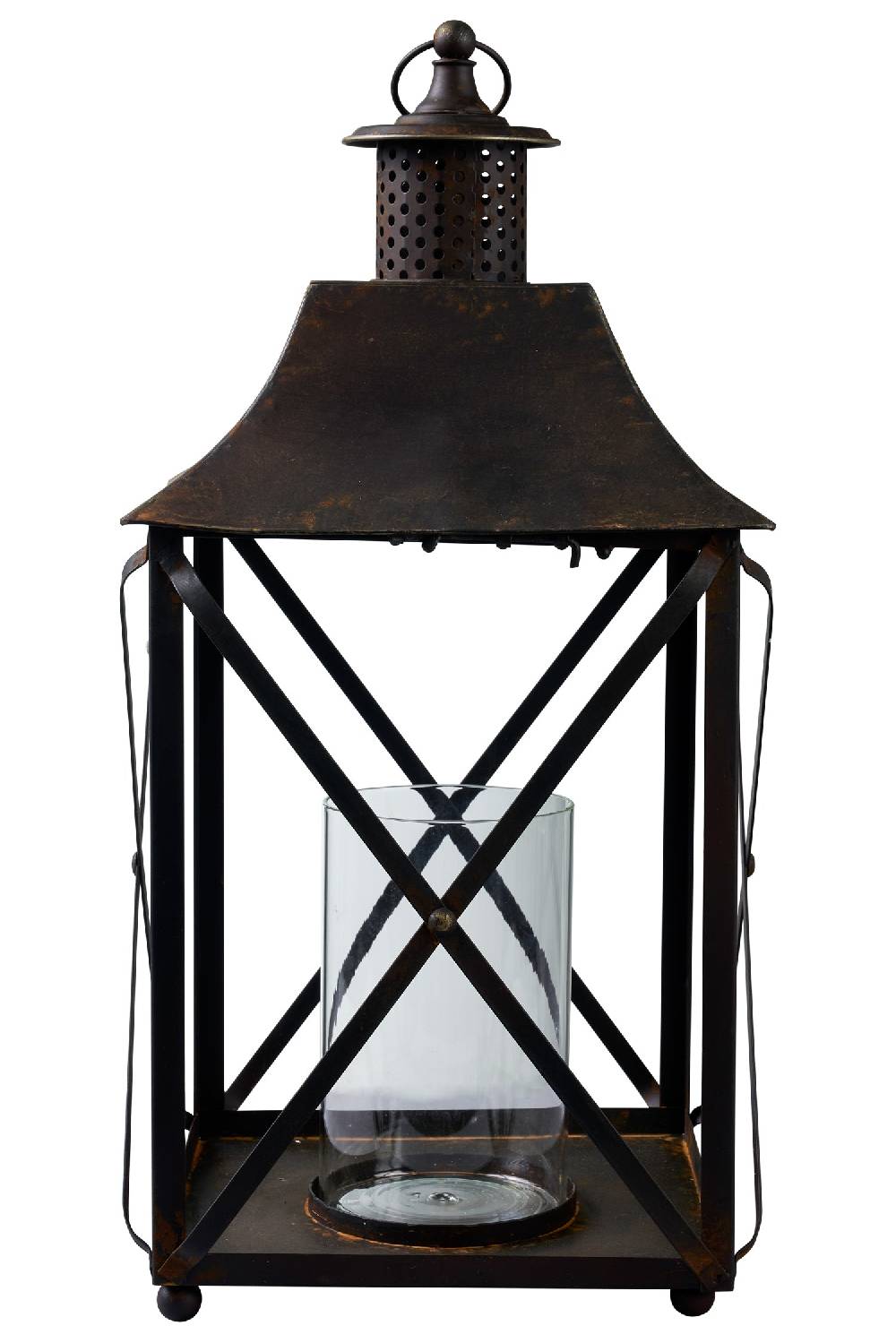 Novità Home Oleg - Lanterna In Ferro E Vetro