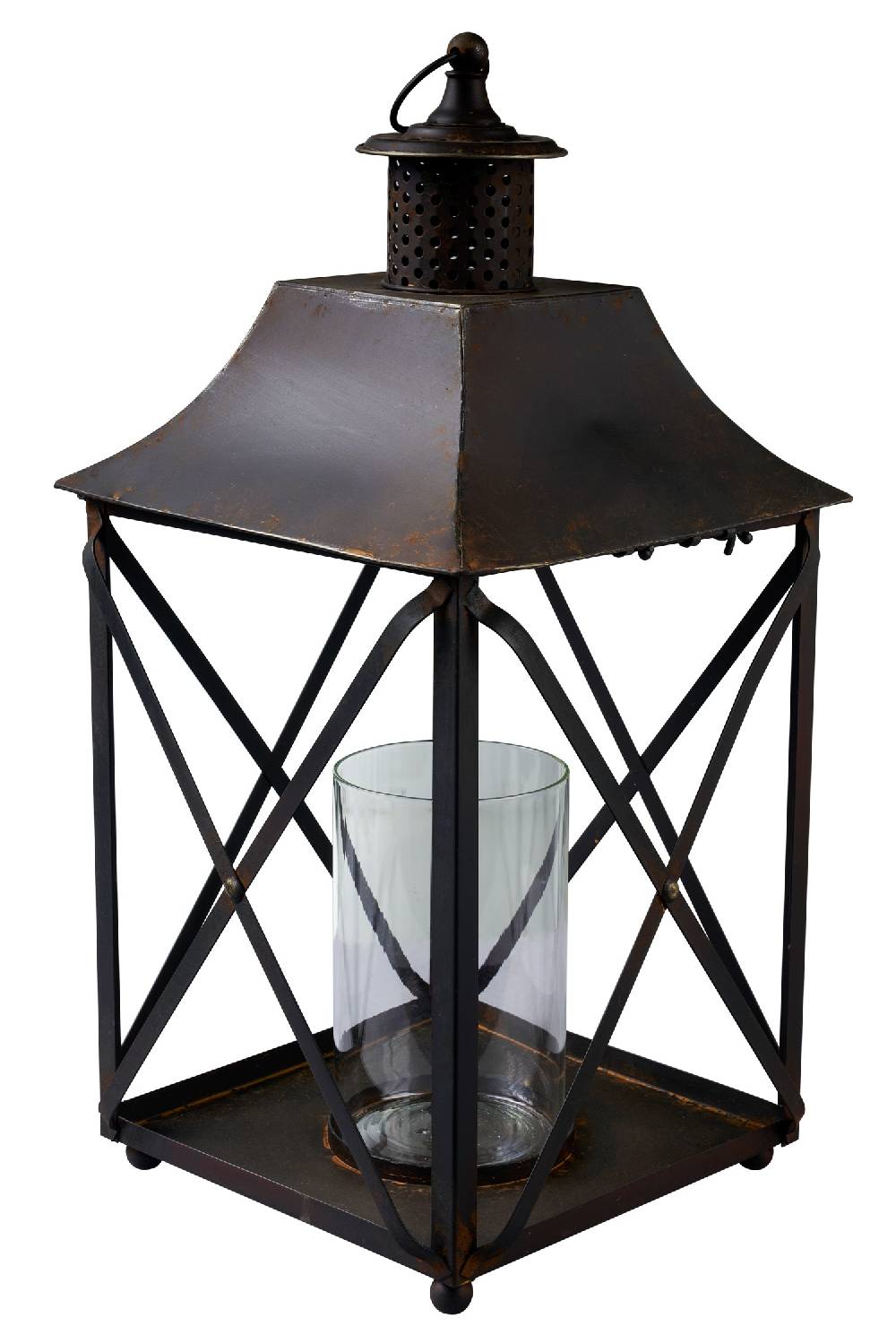 Novità Home Oleg - Lanterna In Ferro E Vetro