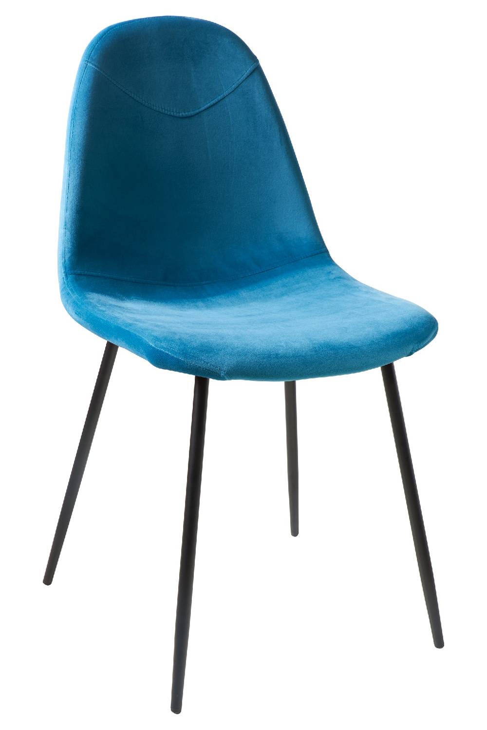 Novità Home Paddy - sedia velluto ottanio