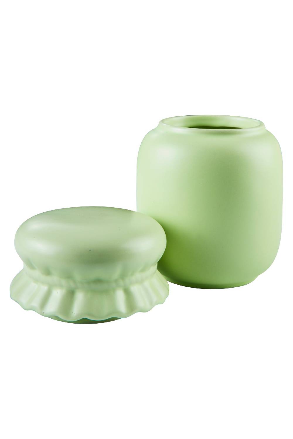 Novità Home Pastello - Barattolo Con Tappo Jam Verde