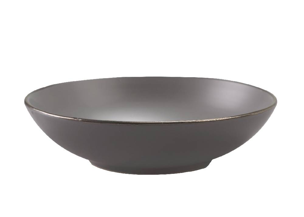 Novità Home Piatto Grigio Con Rimmel Marrone