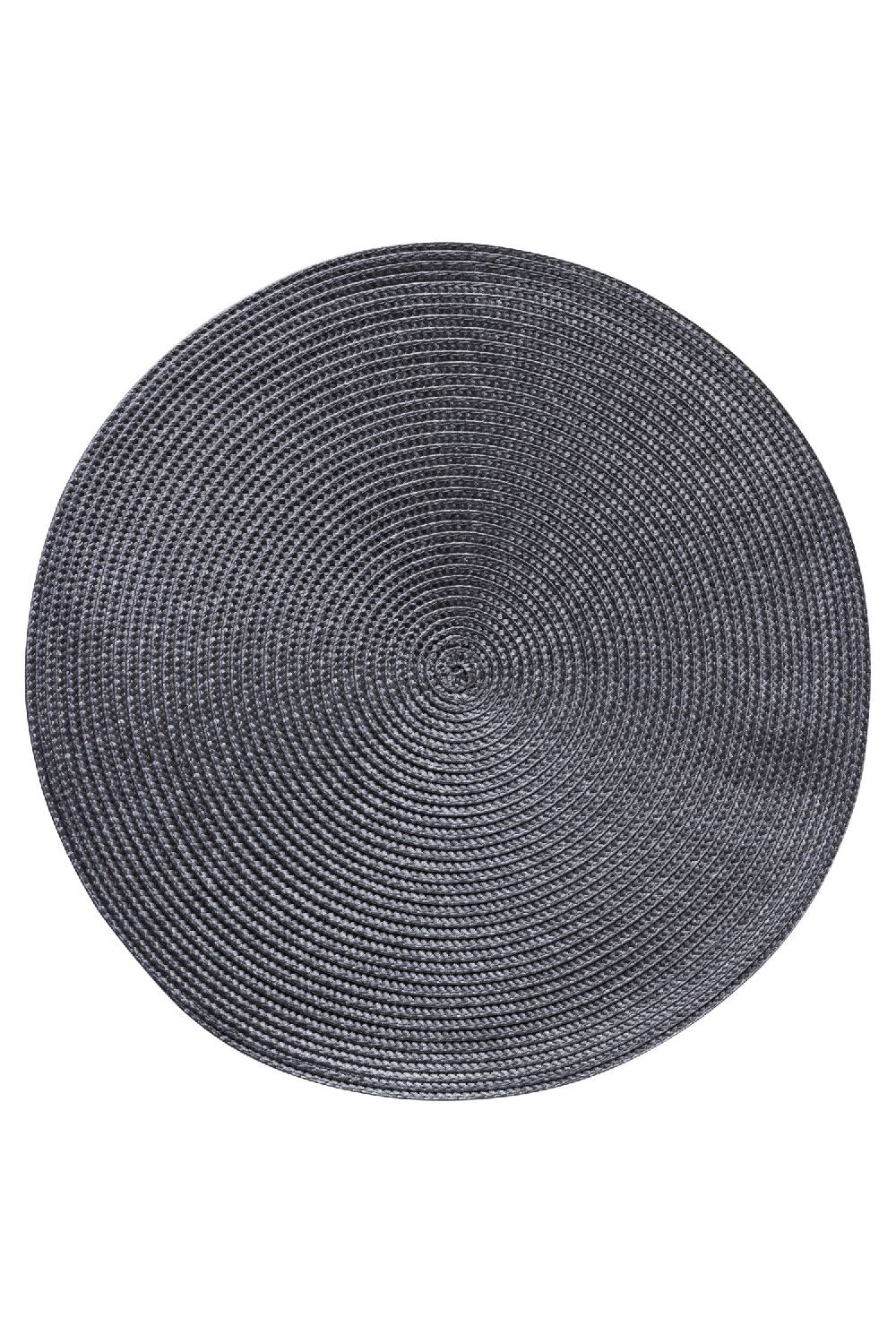 Novità Home Placemate - Treccina Tondo Set 1/4 Grey