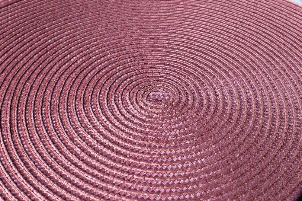 Novità Home Placemate - Treccina Tondo Set 1/4 Rose