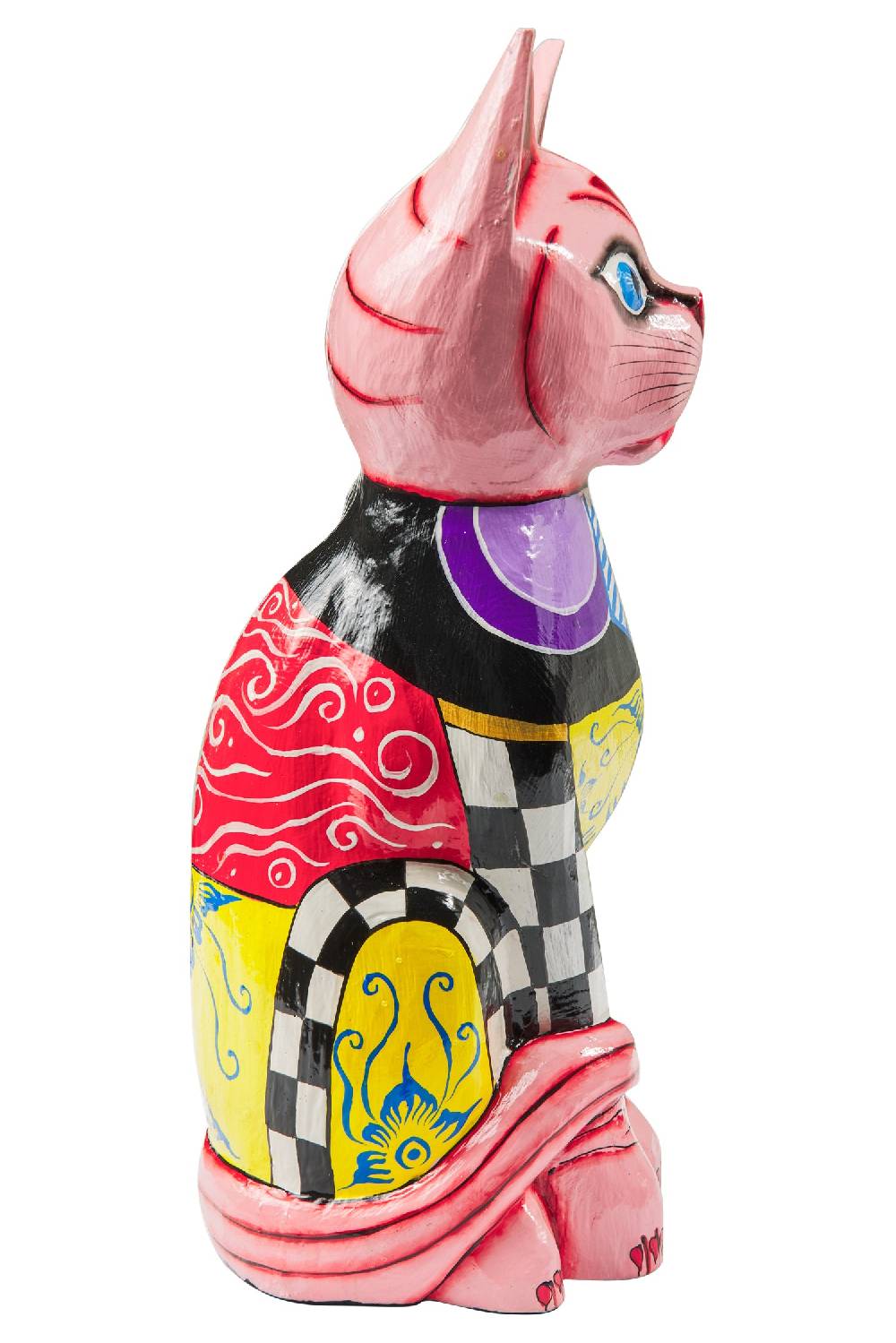 Novità Home Popart - Gattone Rosa