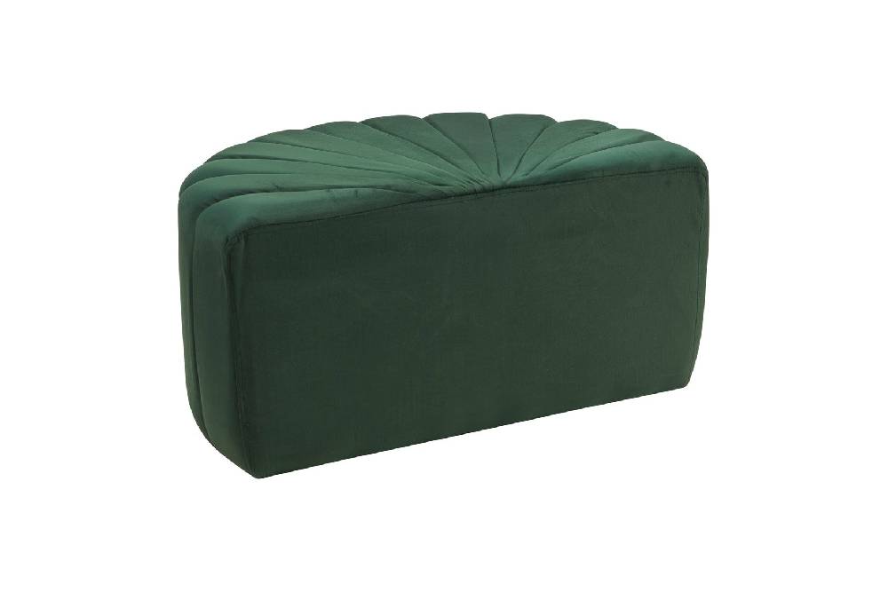 Novità Home Pouf Semicerchio Velluto Verde