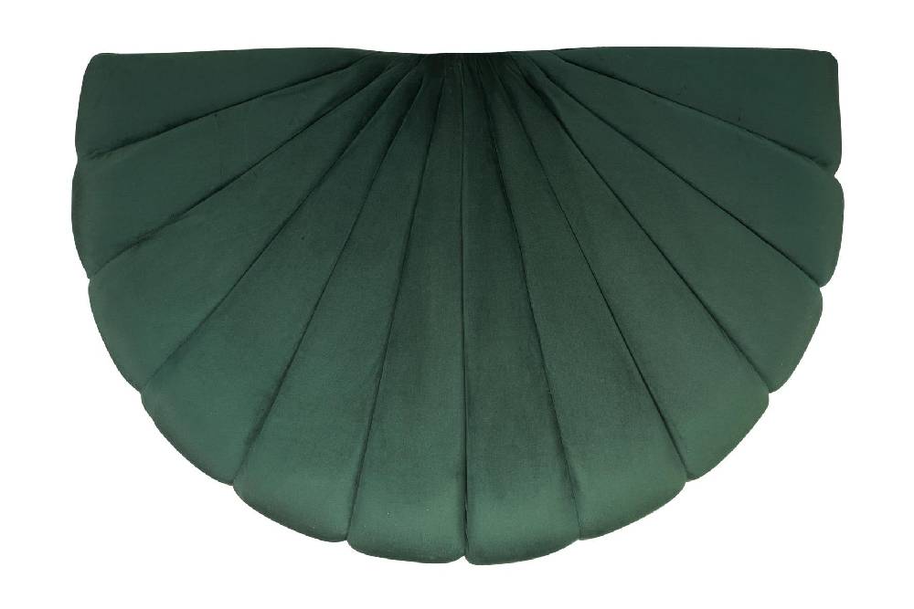 Novità Home Pouf Semicerchio Velluto Verde