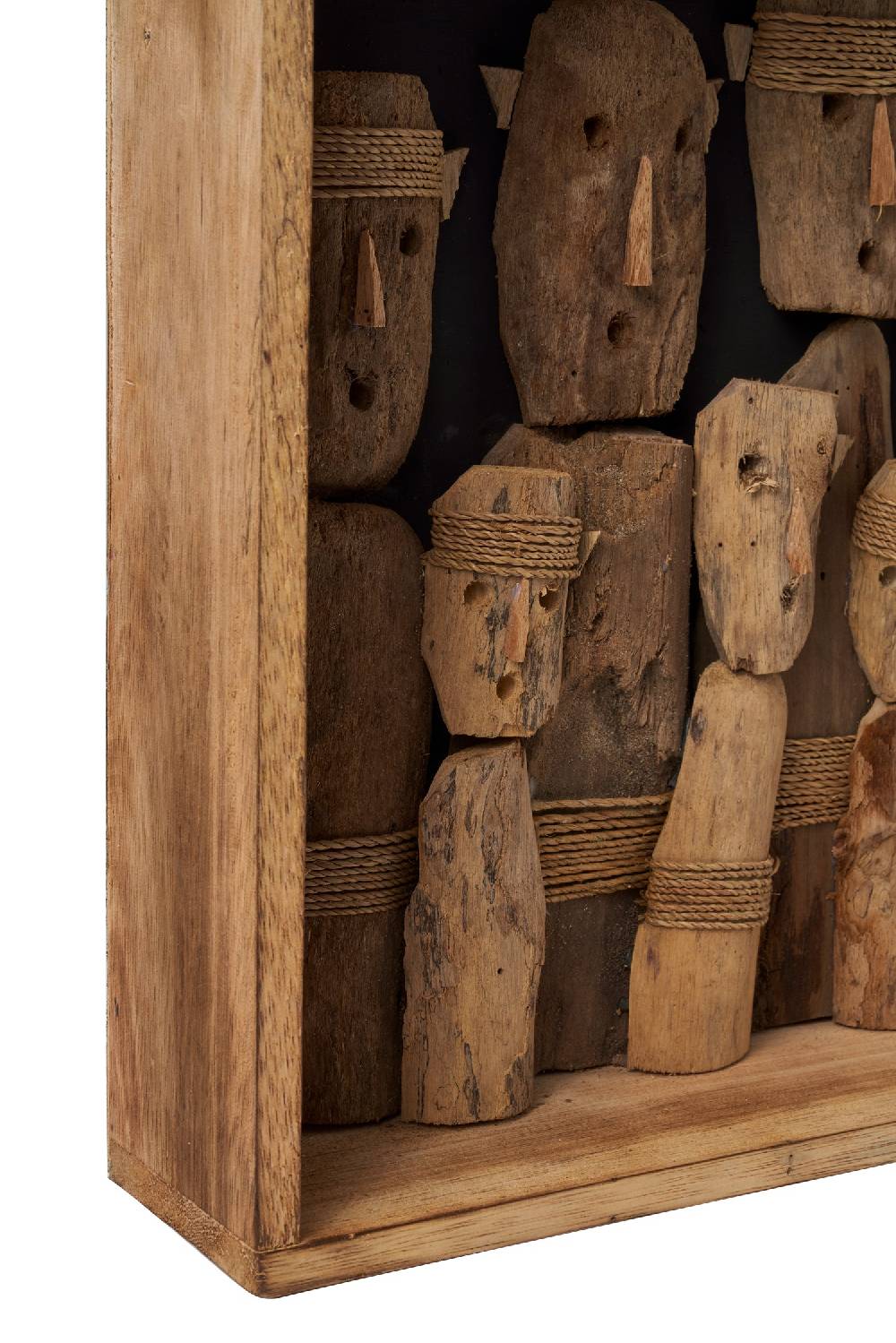 Novità Home Quadro Uomini Intagliati Legno