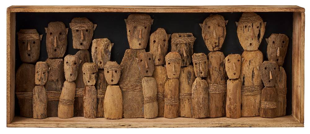 Novità Home Quadro uomini intagliati legno