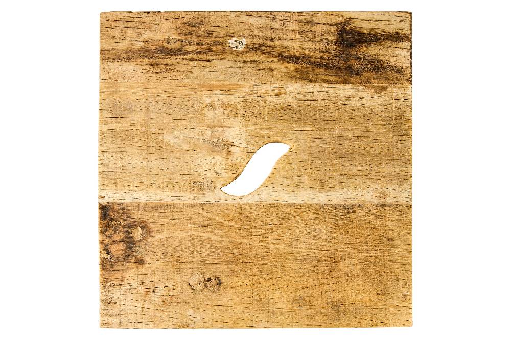 Novità Home Recycle - Sgabello Legno Chiaro