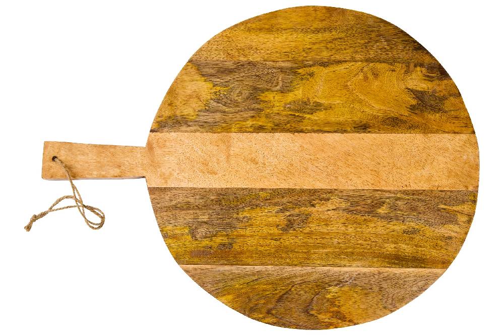 Novità Home Round - Tagliere Rotondo Con Manico