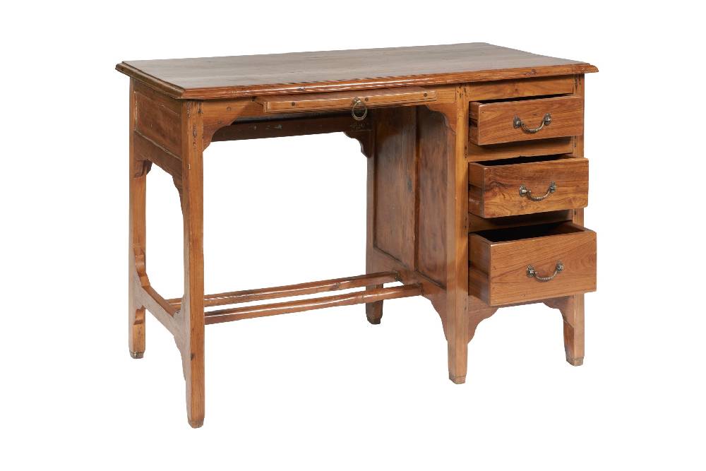 Novità Home Scrivania Teak Con Cassetti