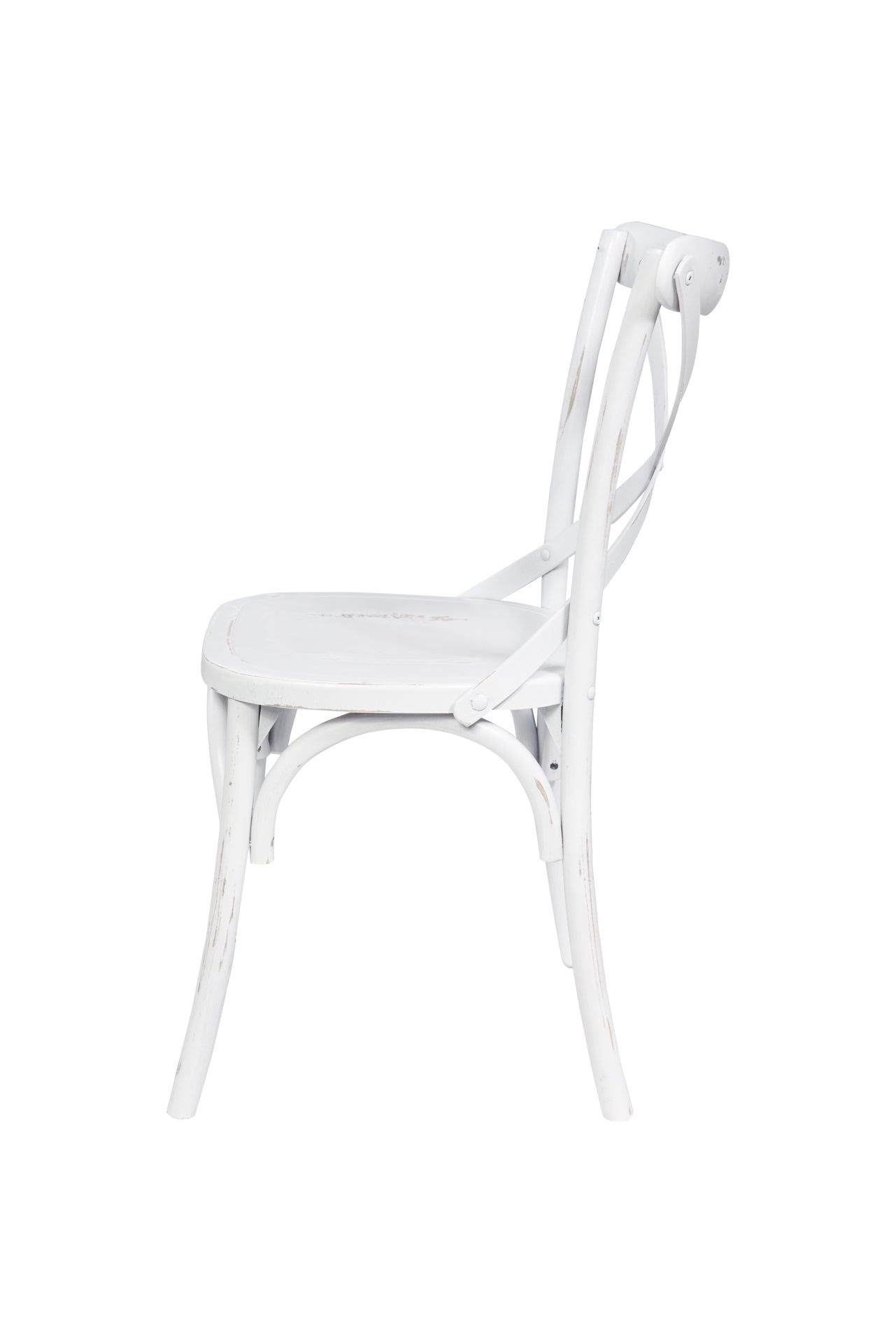 Novità Home Sedia Legno Bianca Intreccio Legno