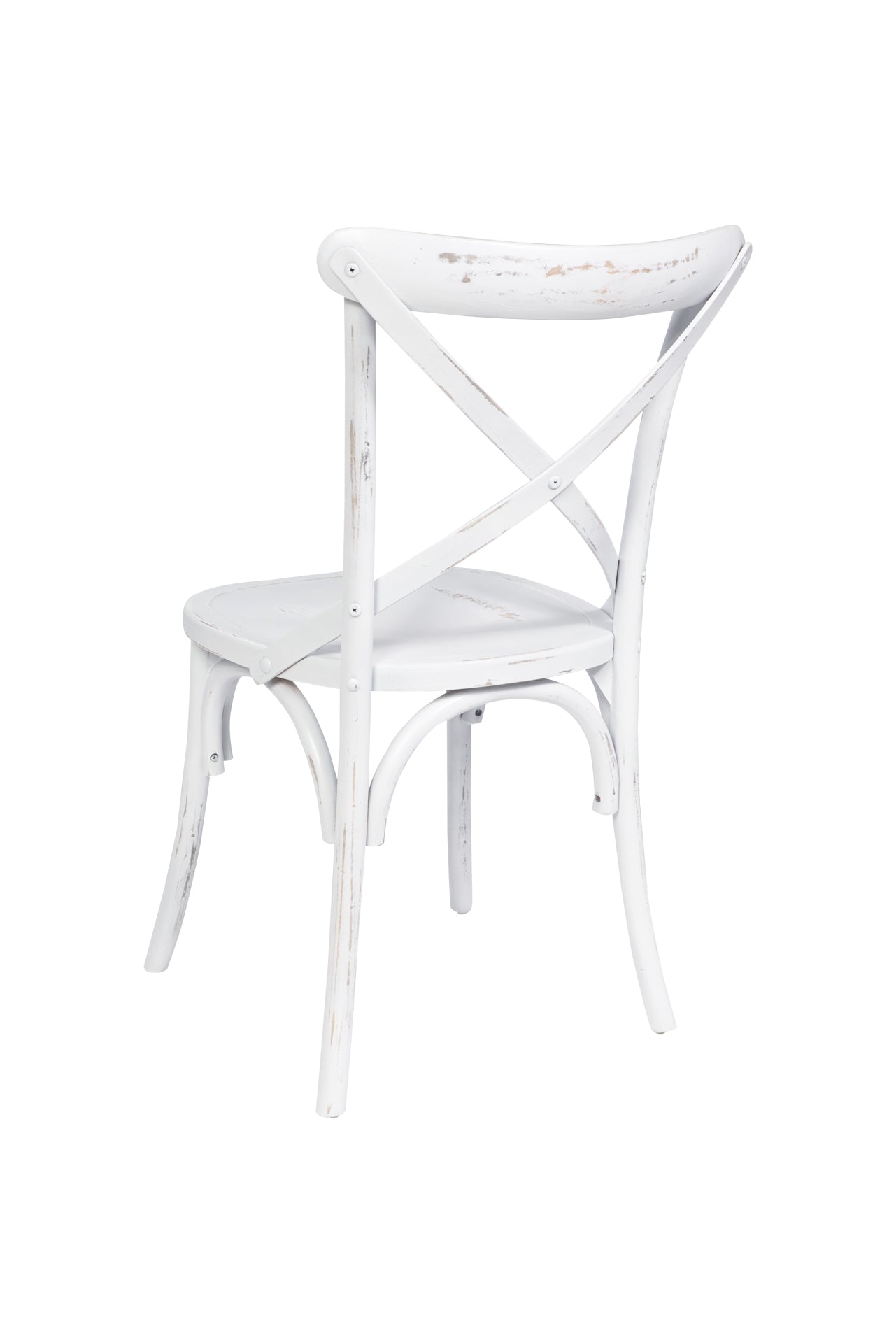 Novità Home Sedia Legno Bianca Intreccio Legno