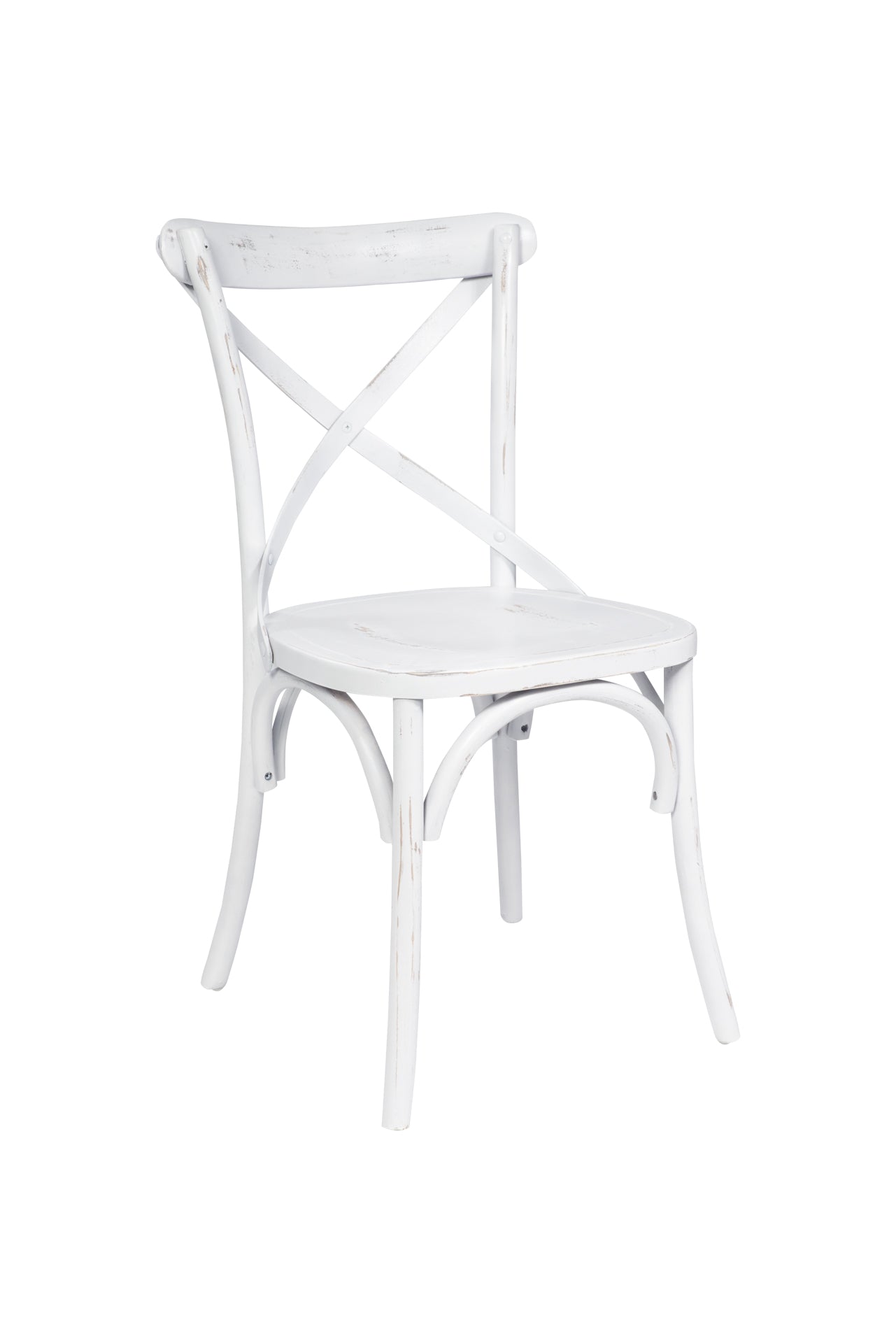 Novità Home Sedia legno bianca intreccio legno