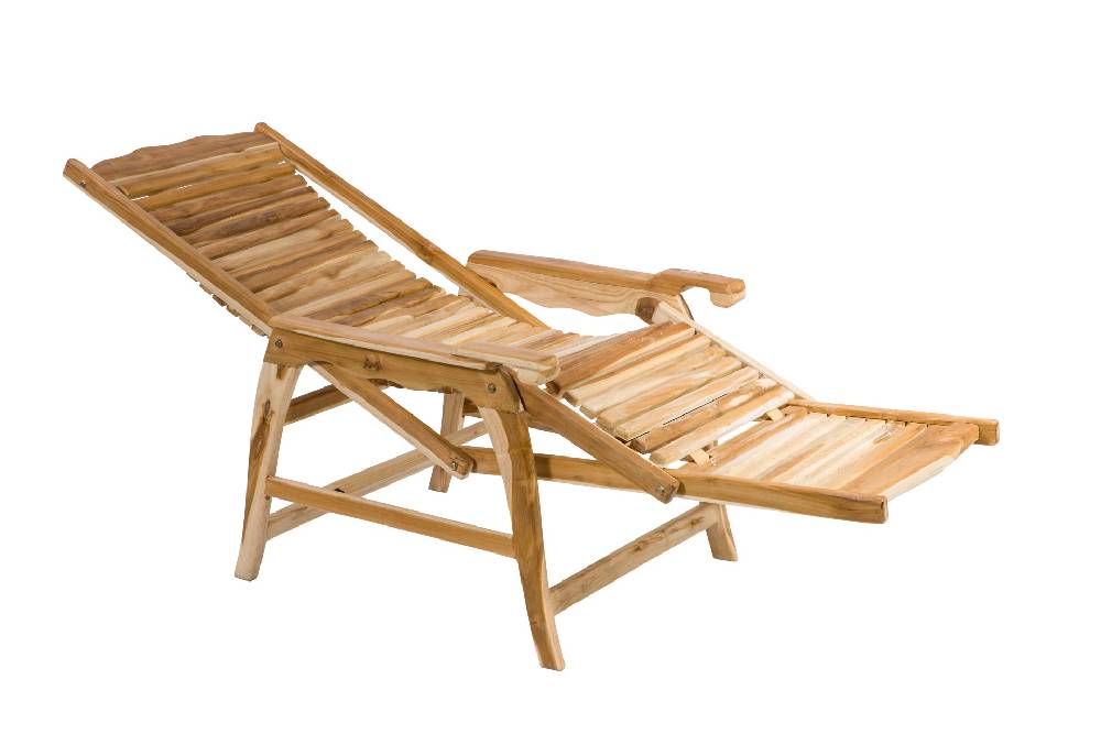 Novità Home Sedia Sdraio In Legno