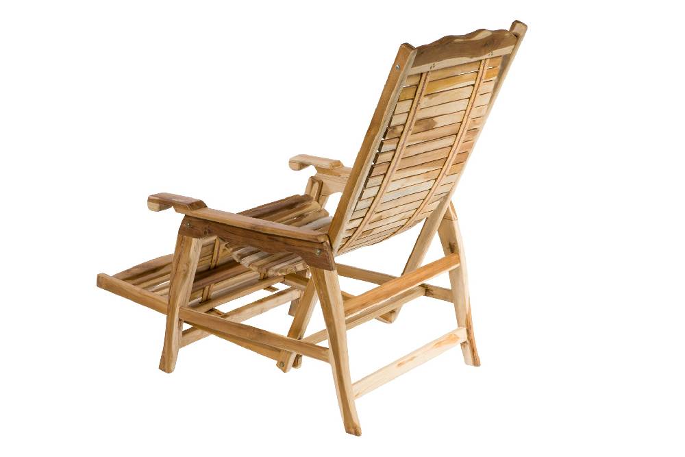 Novità Home Sedia Sdraio In Legno