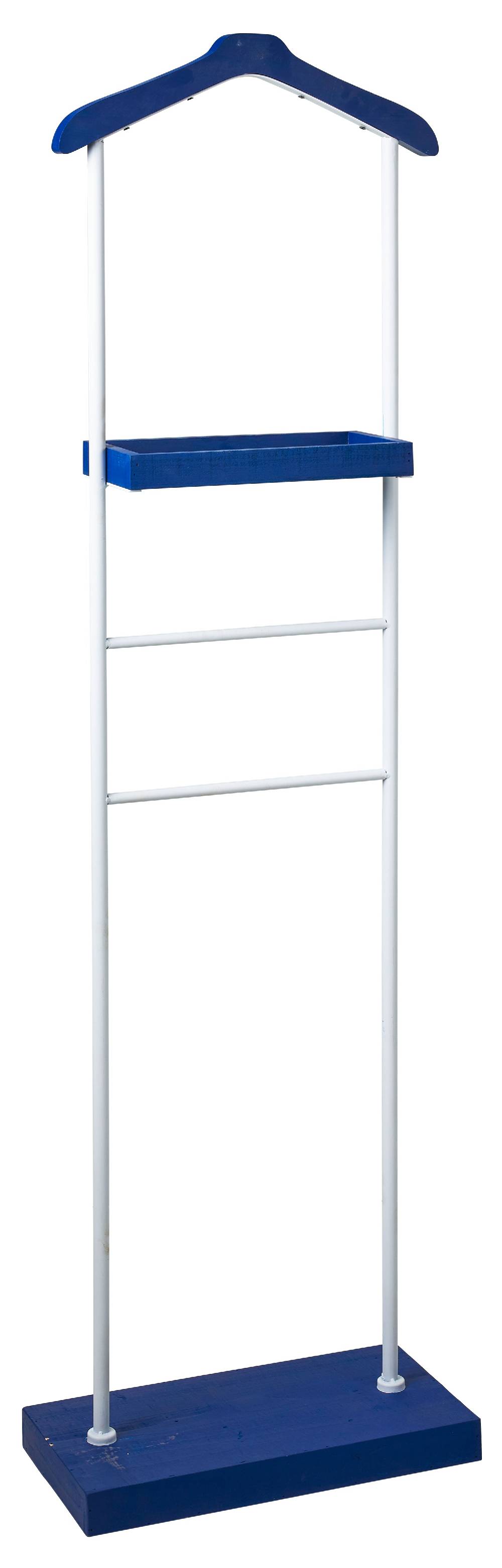 Novità Home Servetto Porta Abiti Blu E Bianco