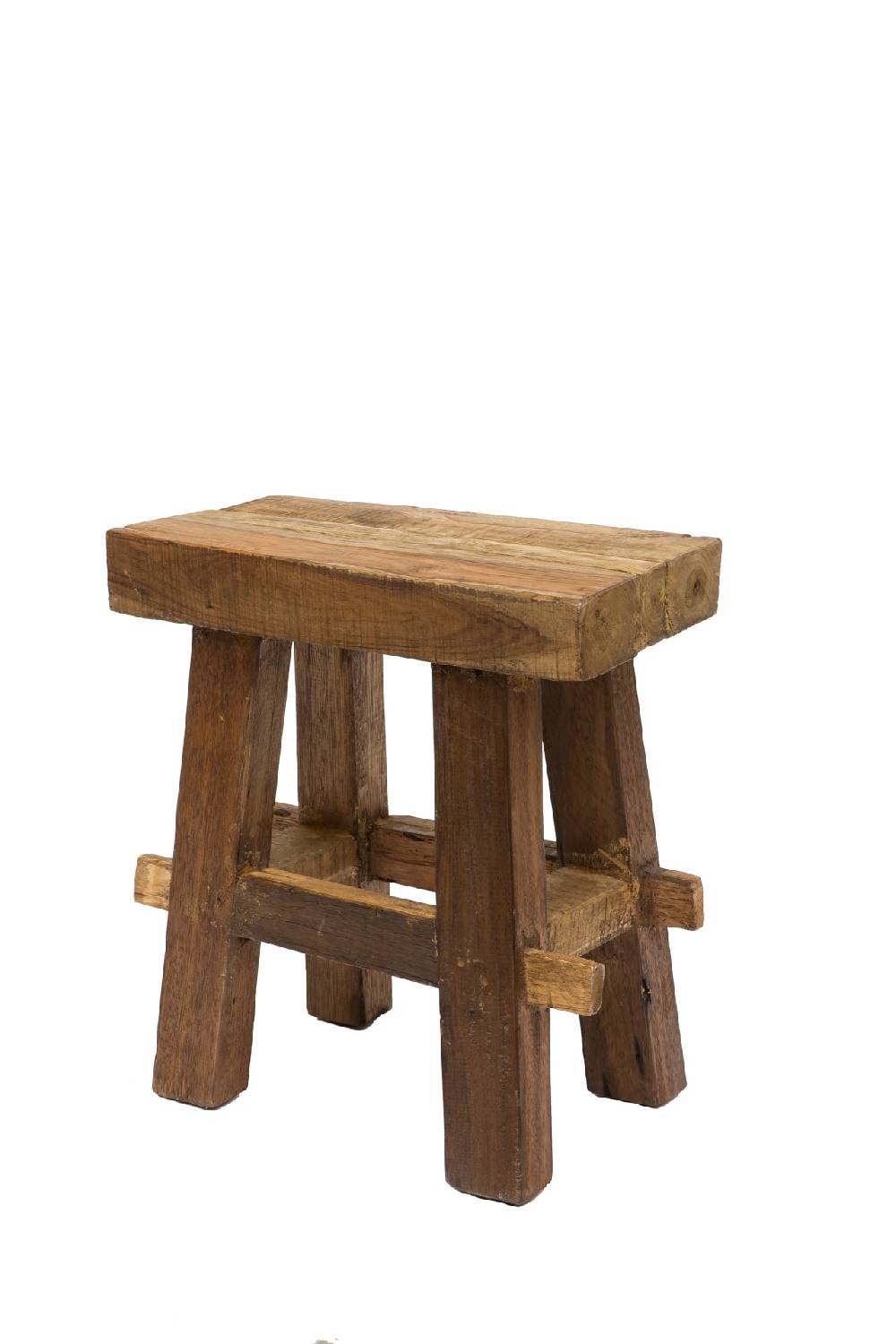 Novità Home Sgabello legno di recupero