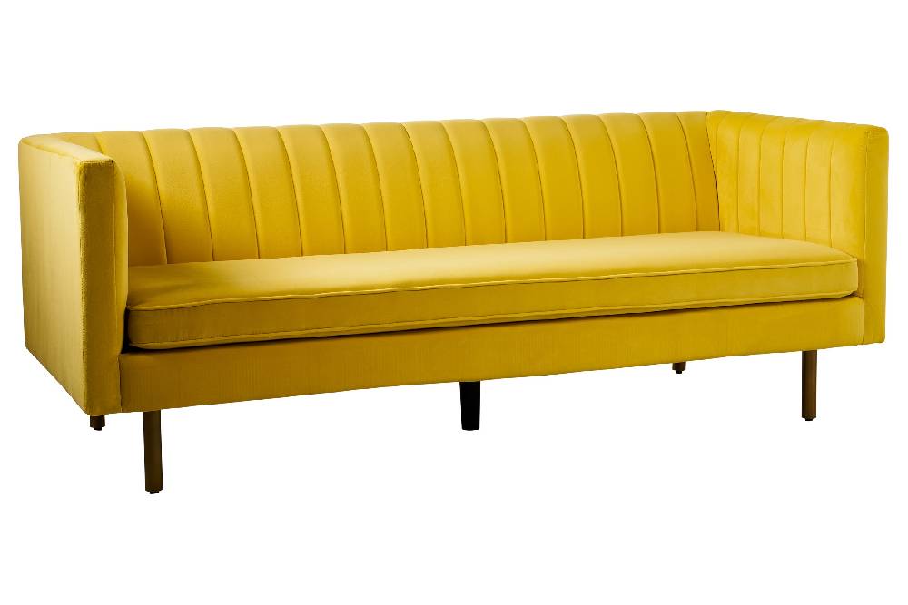 Novità Home Squid - Divano 3 Posti Giallo