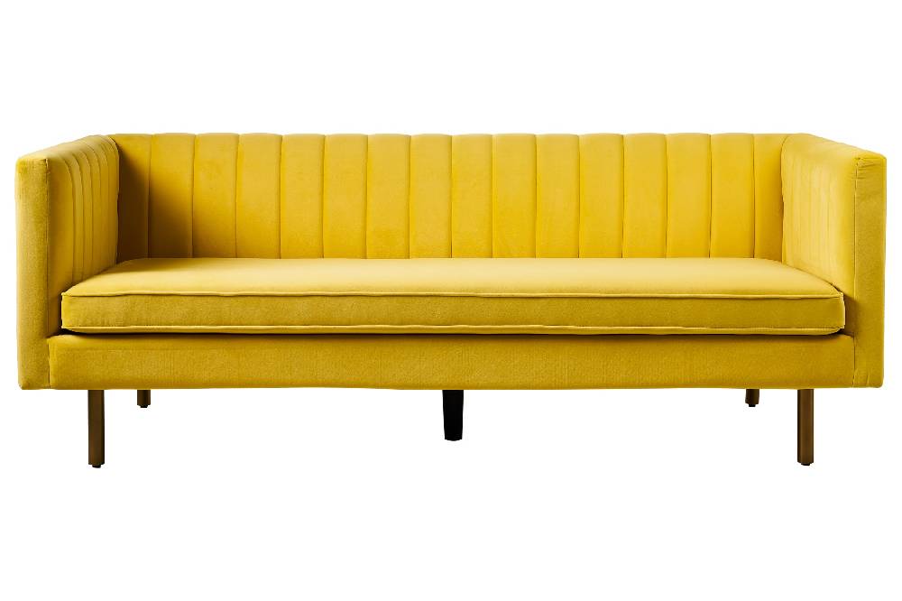 Novità Home Squid - divano 3 posti giallo